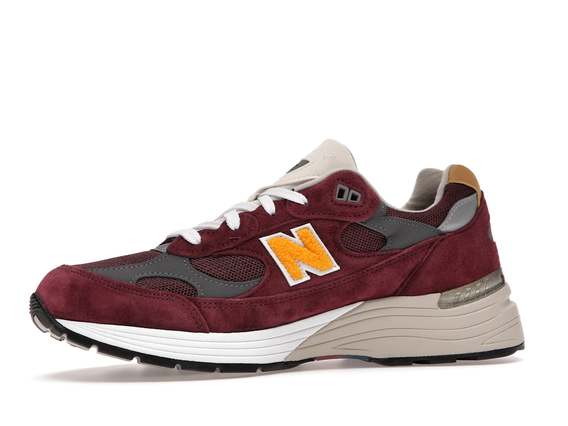 New Balance 992 Burgundy Gold