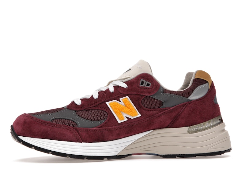New Balance 992 Burgundy Gold