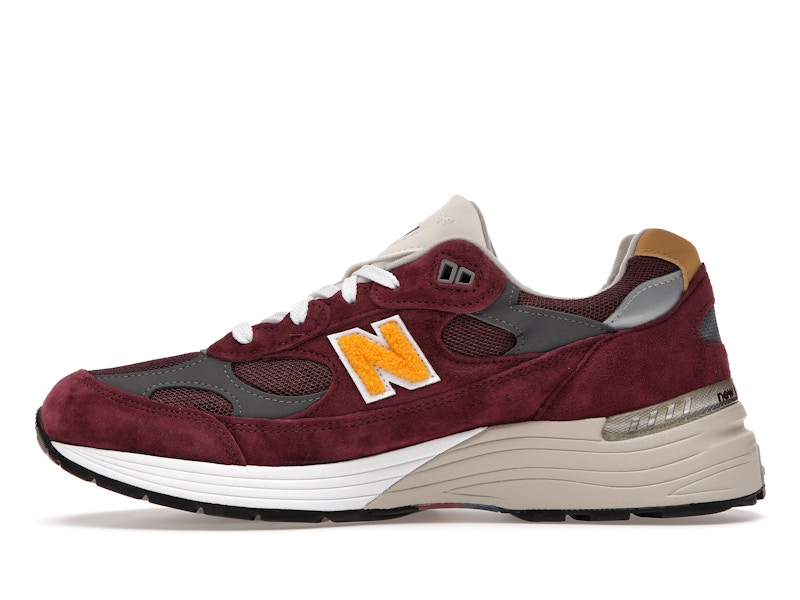 New Balance 992 Burgundy Gold