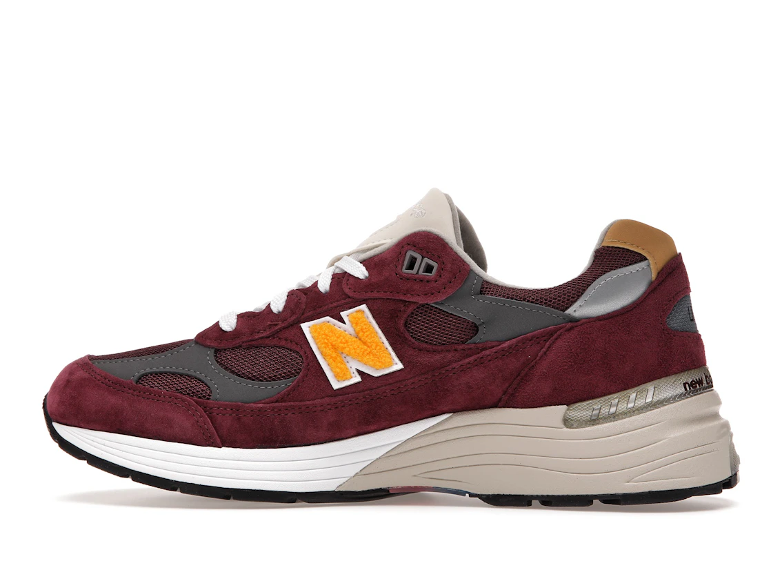 New Balance 992 Burgundy Gold