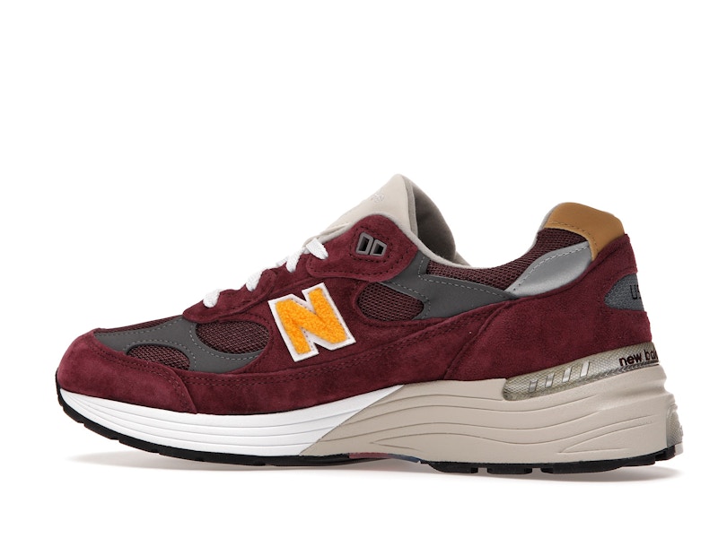 New Balance 992 Burgundy Gold