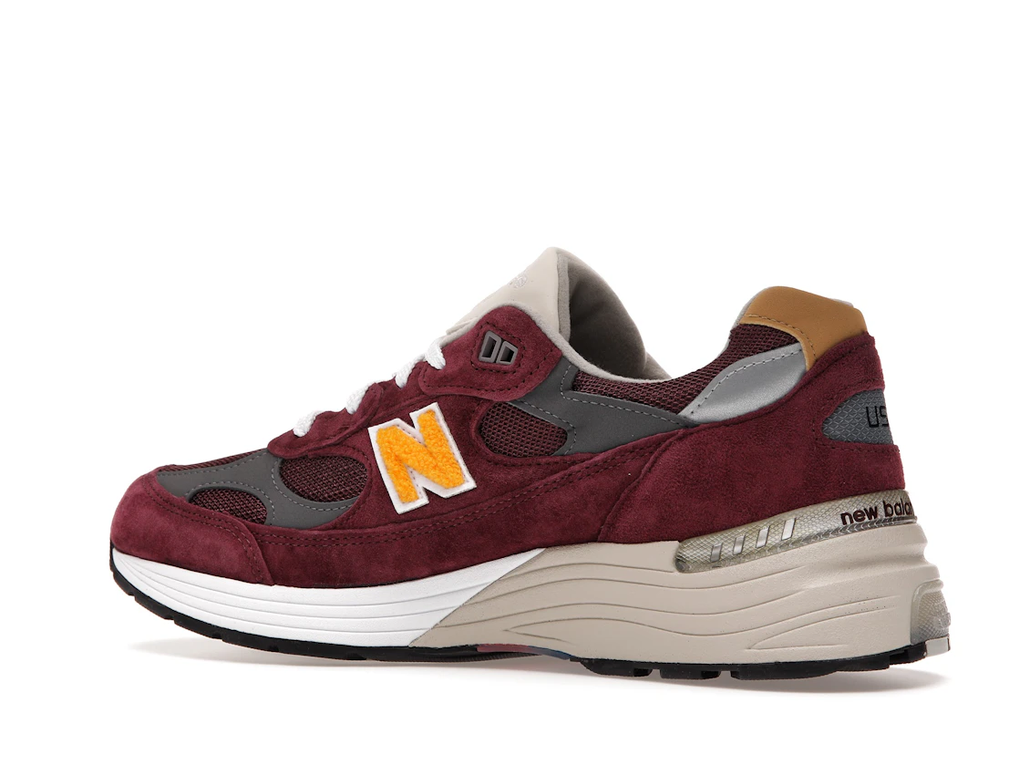 New Balance 992 Burgundy Gold