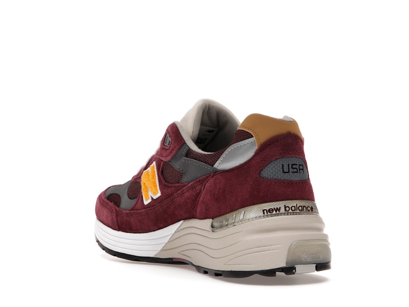 New Balance 992 Burgundy Gold