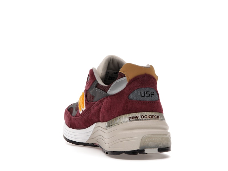 New Balance 992 Burgundy Gold