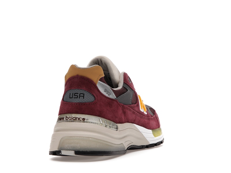 New Balance 992 Burgundy Gold