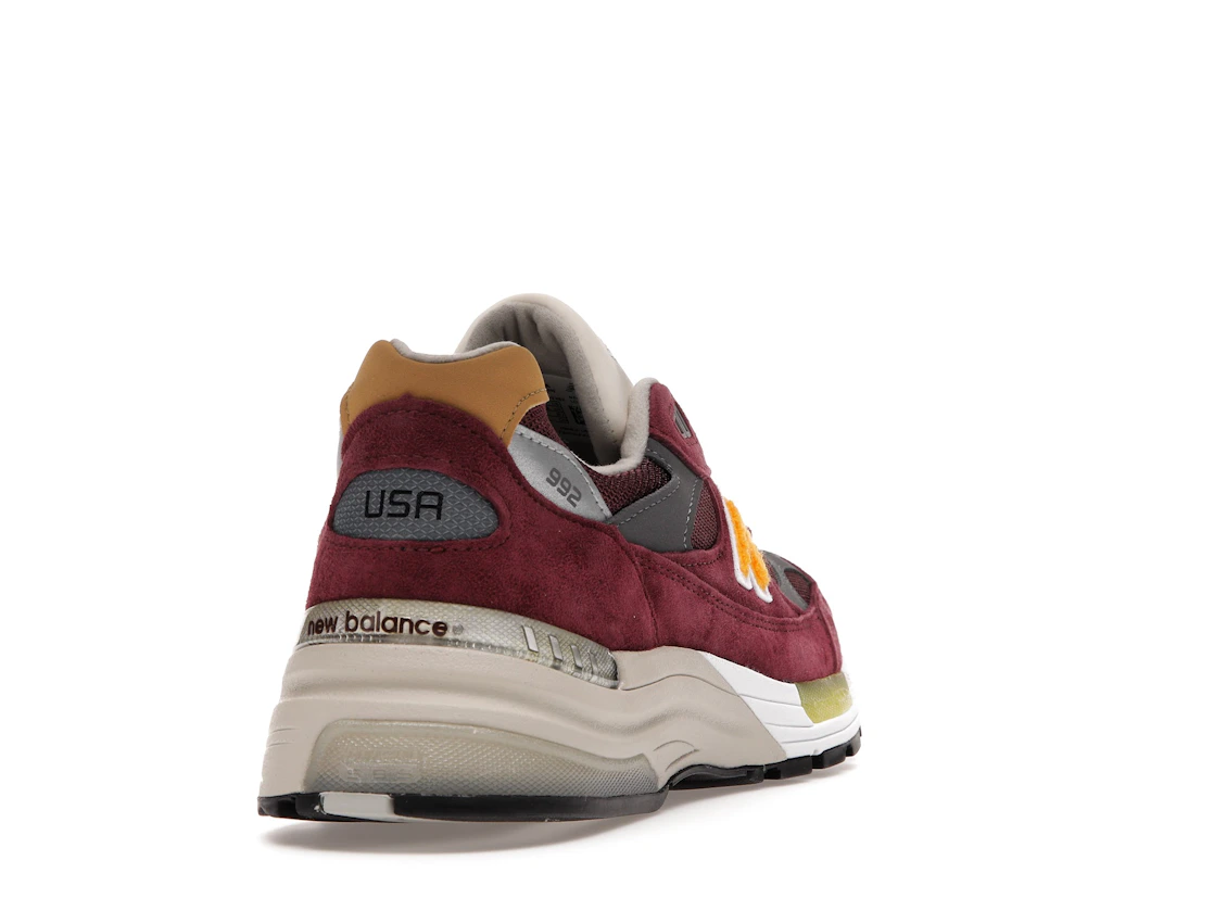 New Balance 992 Burgundy Gold