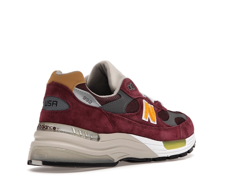 New Balance 992 Burgundy Gold