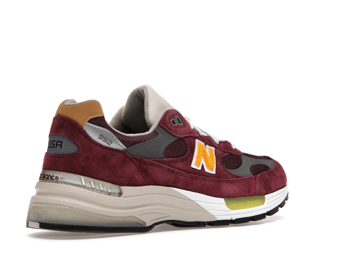 New Balance 992 Burgundy Gold