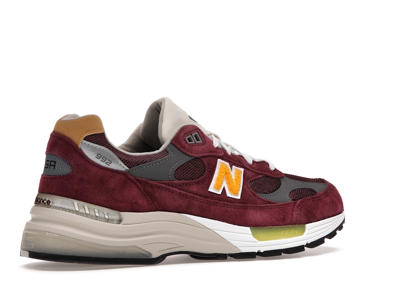 New Balance 992 Burgundy Gold