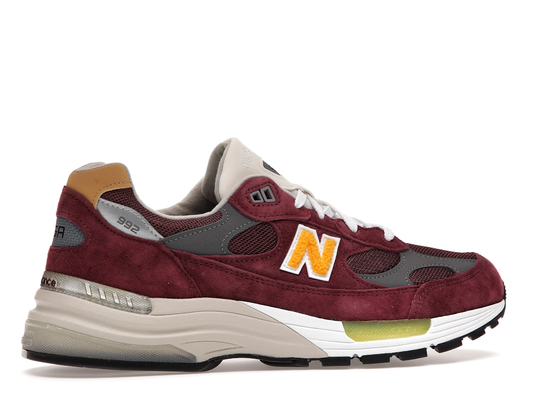 New Balance 992 Burgundy Gold
