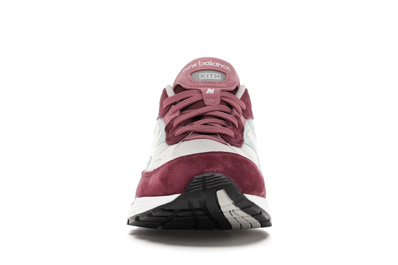 New Balance 992 Kith Kithmas Burgundy White