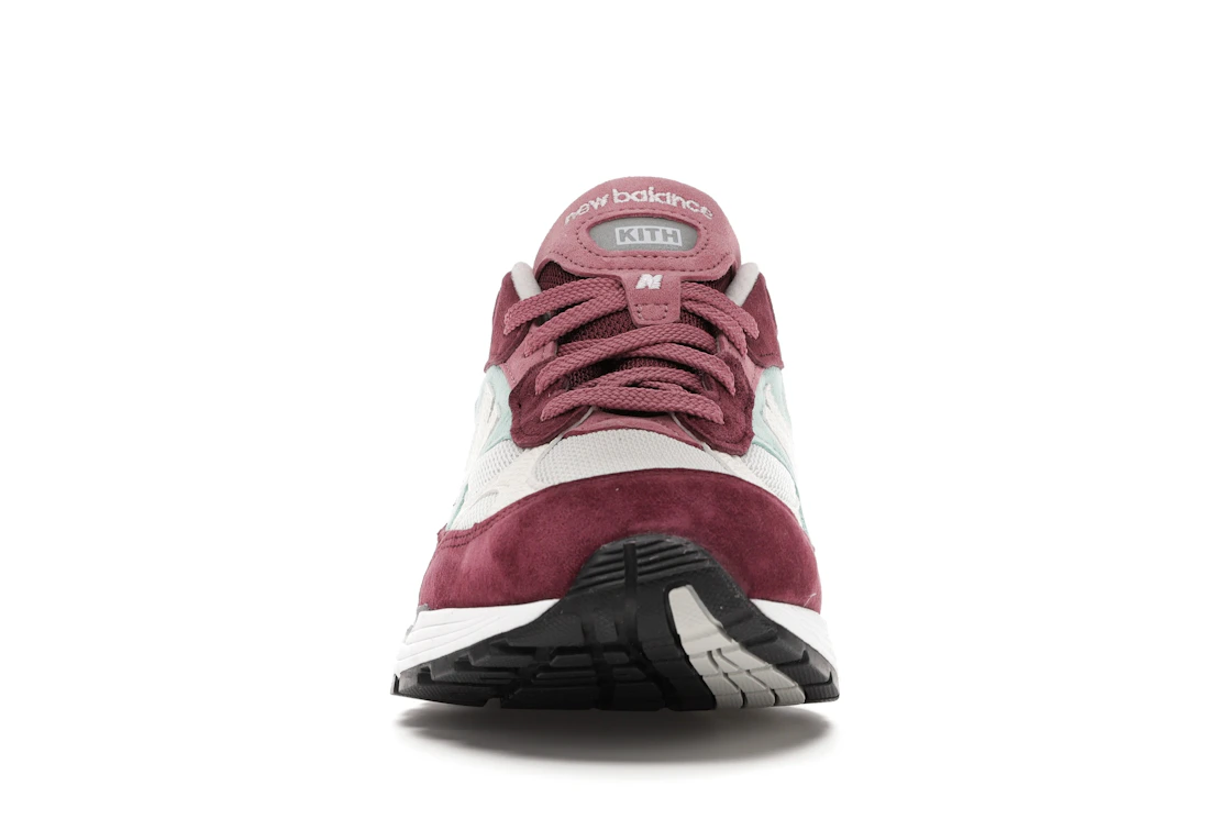 New Balance 992 Kith Kithmas Burgundy White