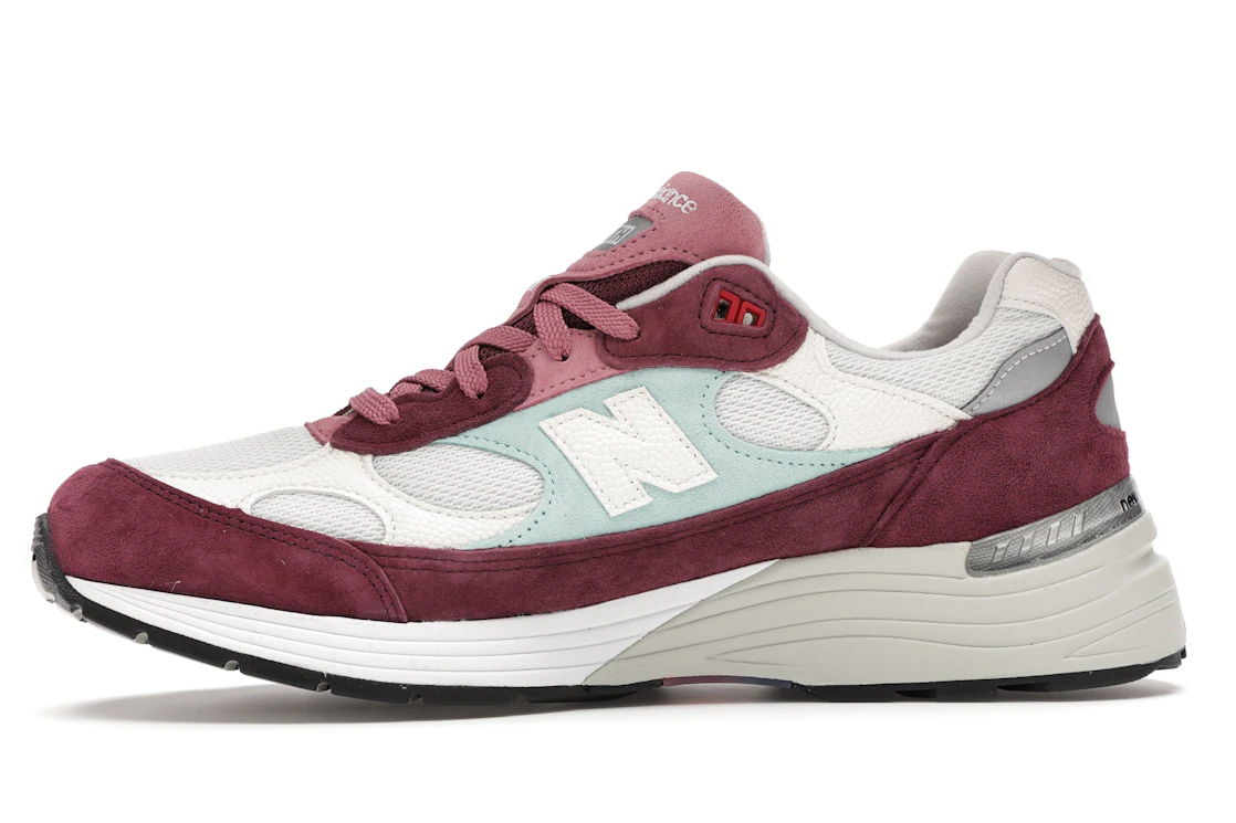 New Balance 992 Kith Kithmas Burgundy White