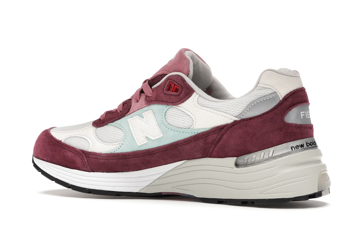 New Balance 992 Kith Kithmas Burgundy White