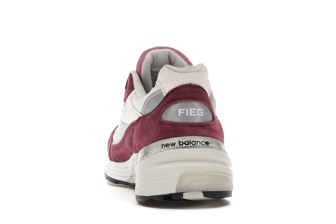 New Balance 992 Kith Kithmas Burgundy White