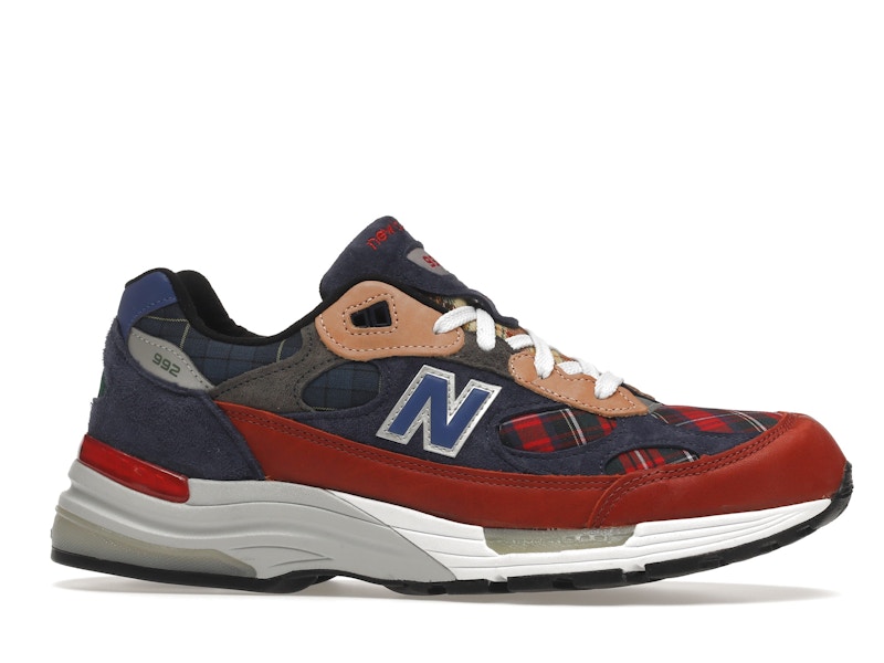 New Balance 992 Plaid Patchwork