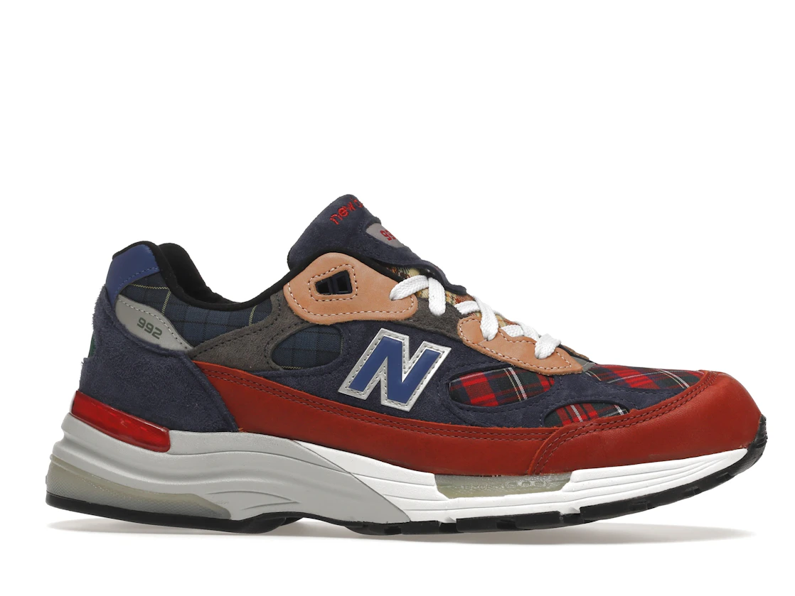 New Balance 992 Plaid Patchwork