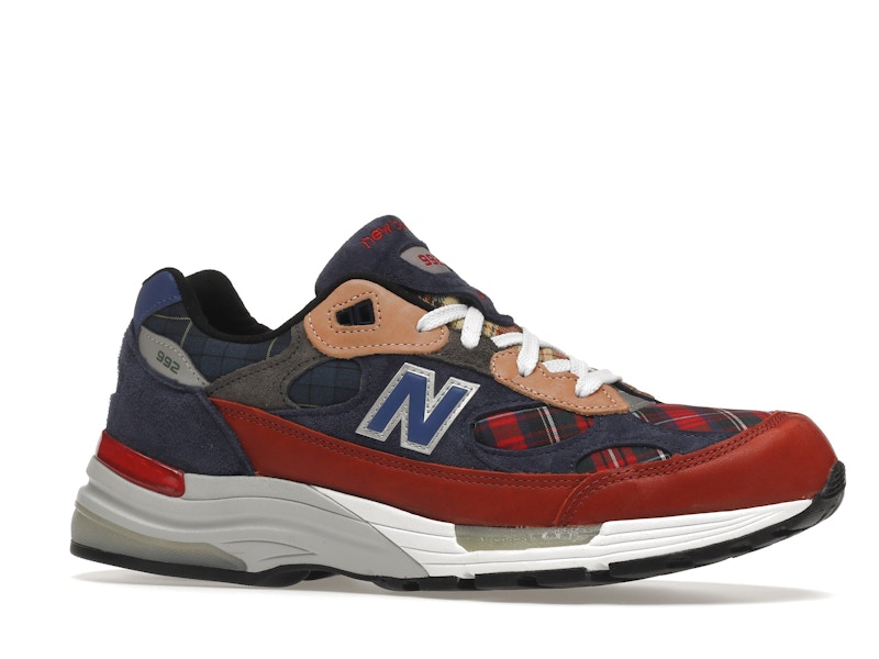 New Balance 992 Plaid Patchwork