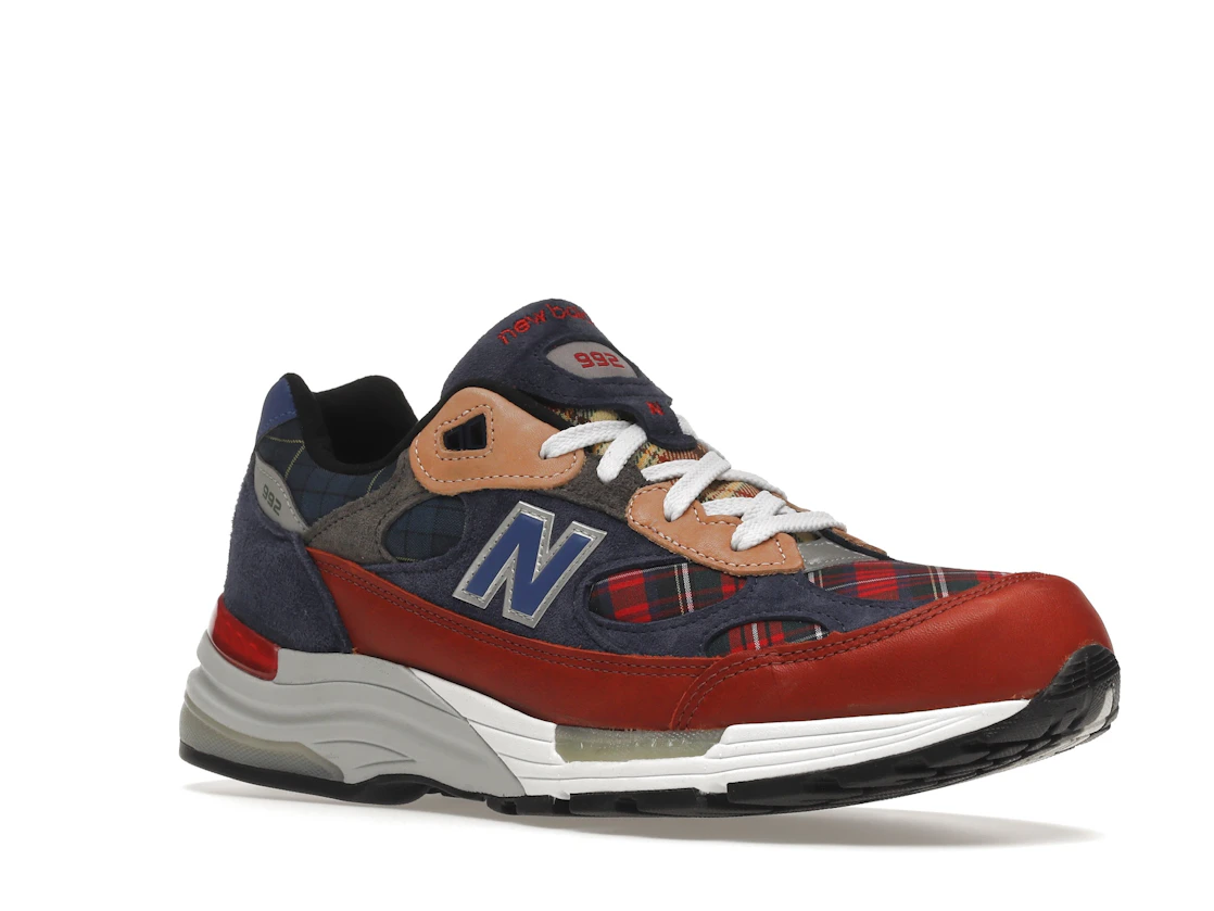 New Balance 992 Plaid Patchwork