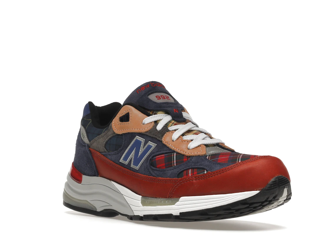 New Balance 992 Plaid Patchwork