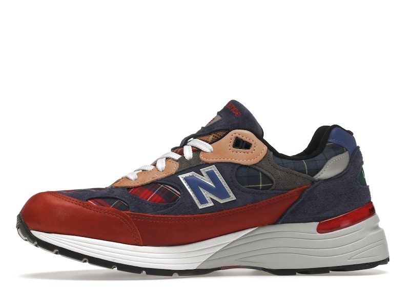 New Balance 992 Plaid Patchwork