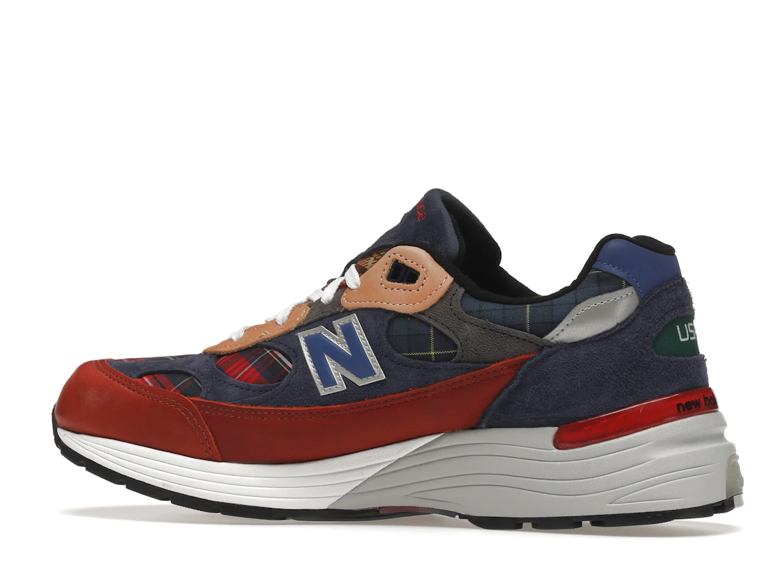 New Balance 992 Plaid Patchwork