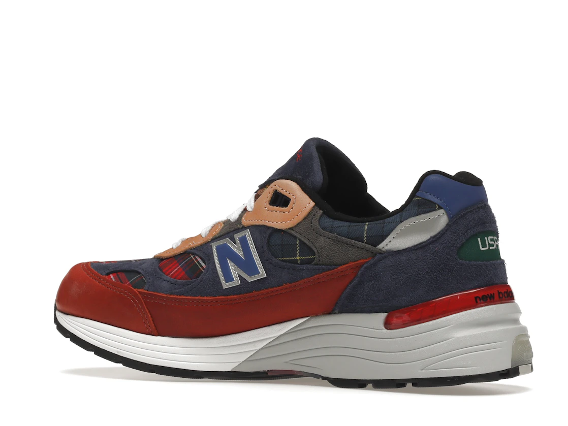New Balance 992 Plaid Patchwork
