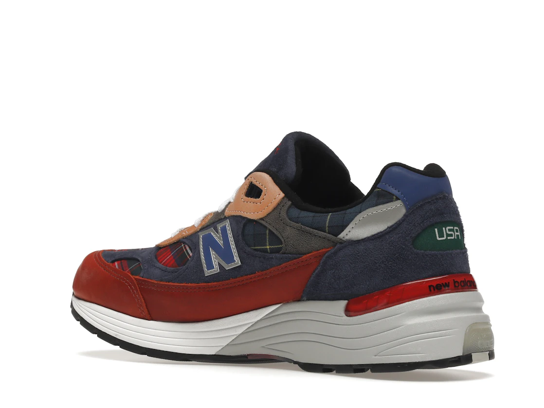 New Balance 992 Plaid Patchwork