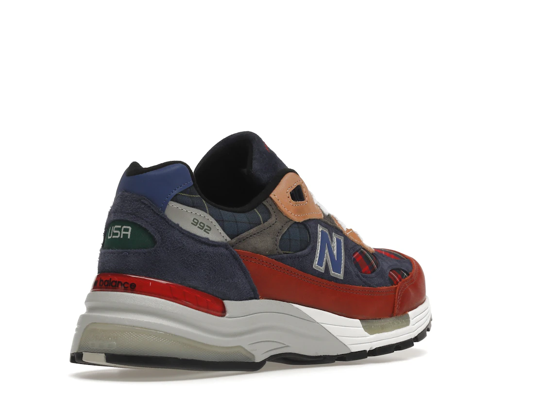 New Balance 992 Plaid Patchwork