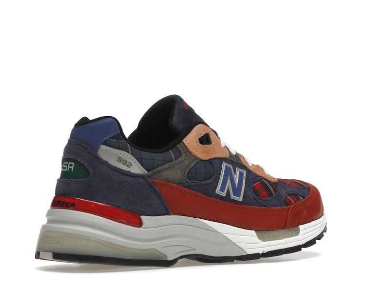 New Balance 992 Plaid Patchwork