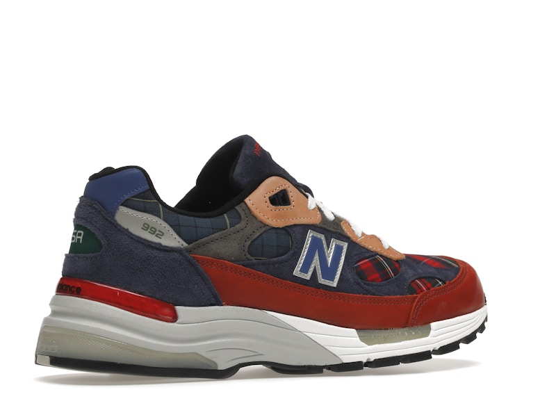 New Balance 992 Plaid Patchwork