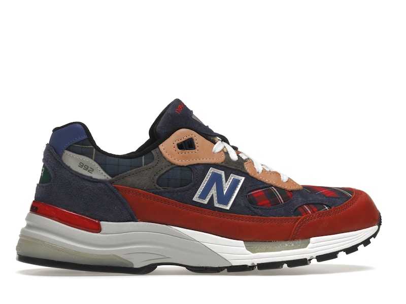 New Balance 992 Plaid Patchwork