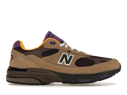 New Balance 993 MiUSA Mushroom Midnight Violet Homme Style