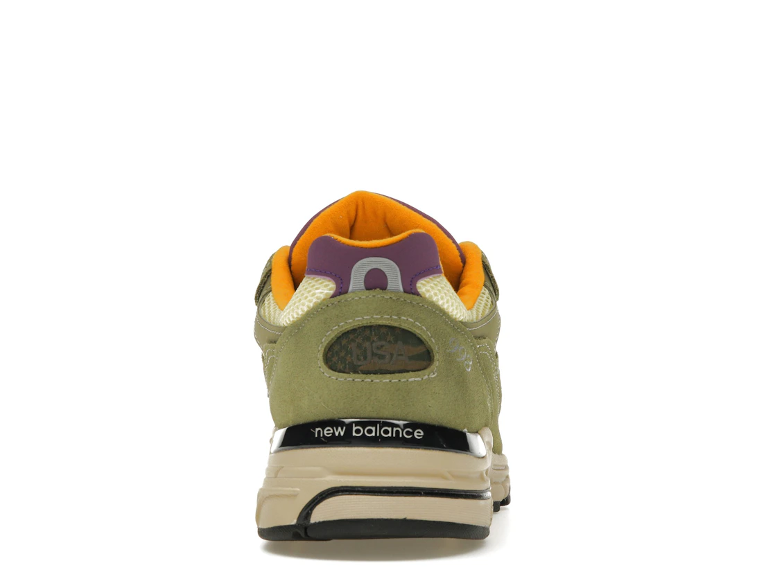 New Balance 993 MiUSA Teddy Santis Olive Leaf Maize