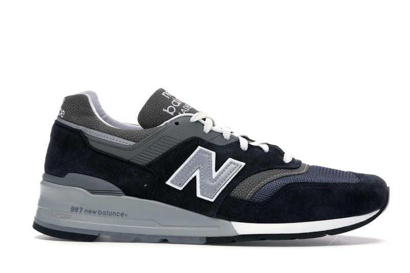 New balance 997 white navy clearance