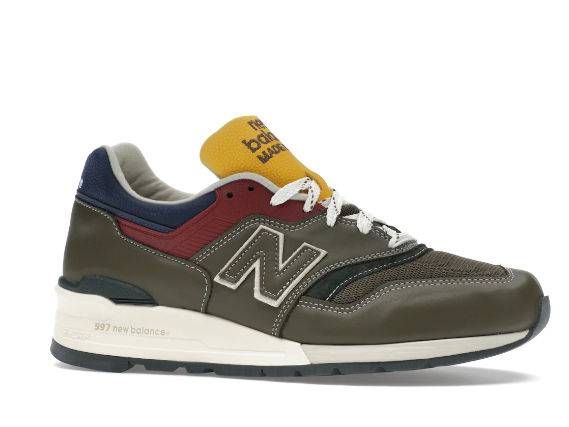 New Balance 997 MiUSA Aimé Leon Dore Dark Moss Angora
