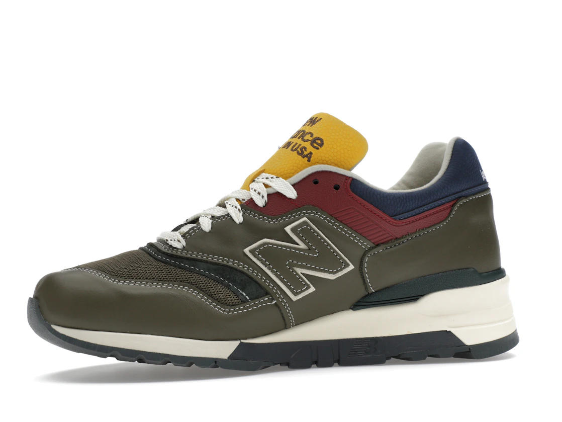 New Balance 997 MiUSA Aimé Leon Dore Dark Moss Angora
