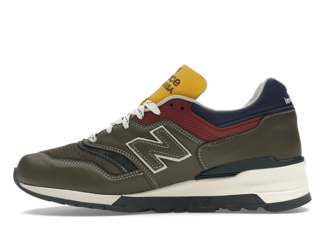 New Balance 997 MiUSA Aimé Leon Dore Dark Moss Angora