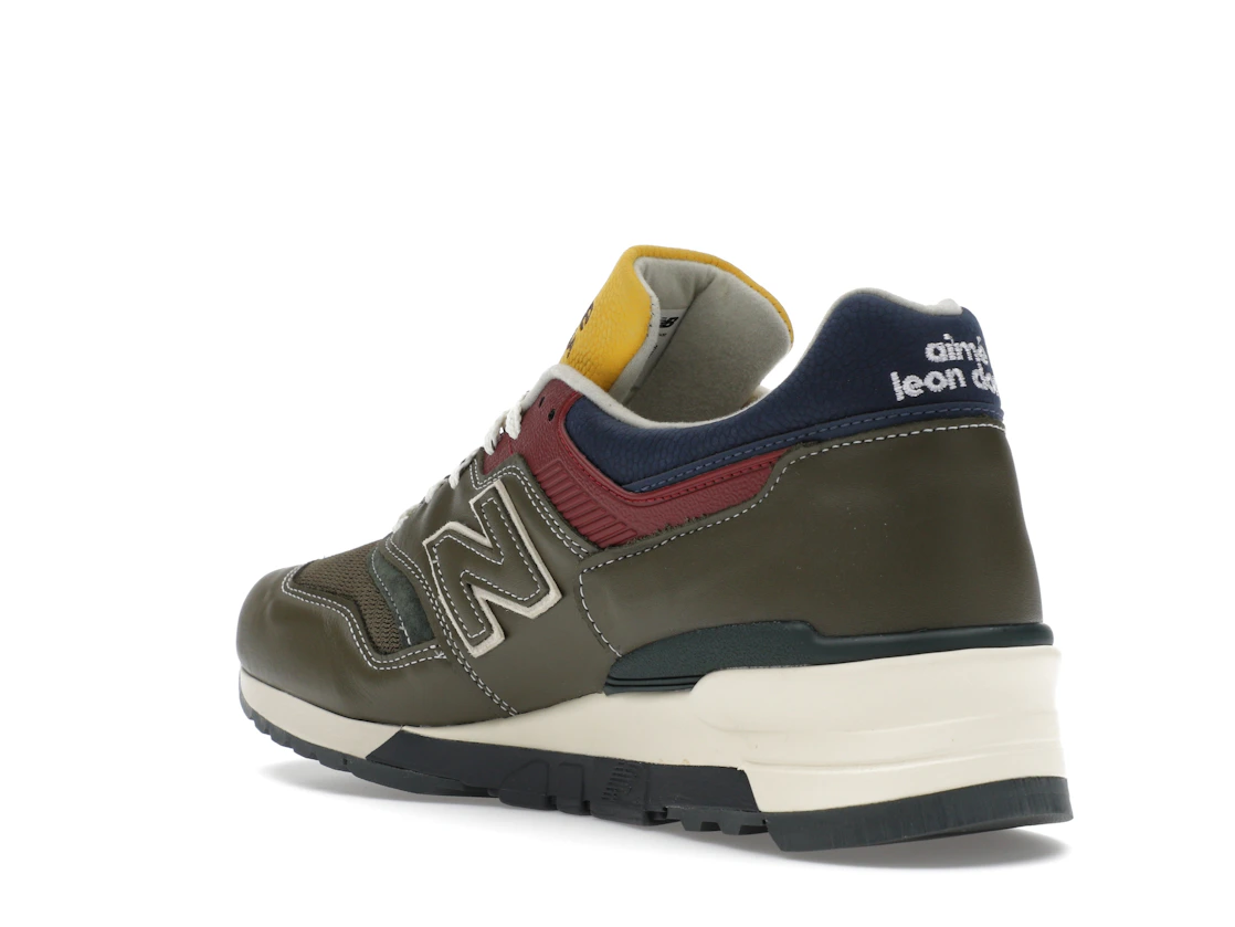 New Balance 997 MiUSA Aimé Leon Dore Dark Moss Angora