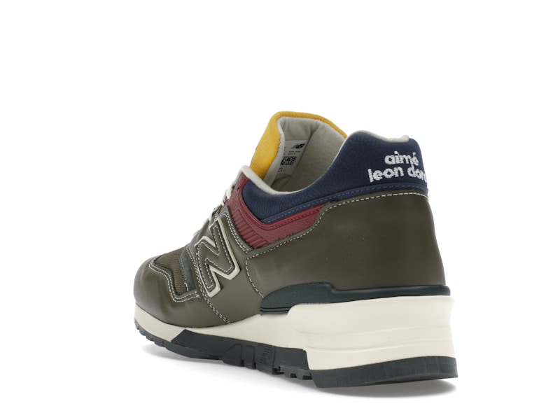 New Balance 997 MiUSA Aimé Leon Dore Dark Moss Angora