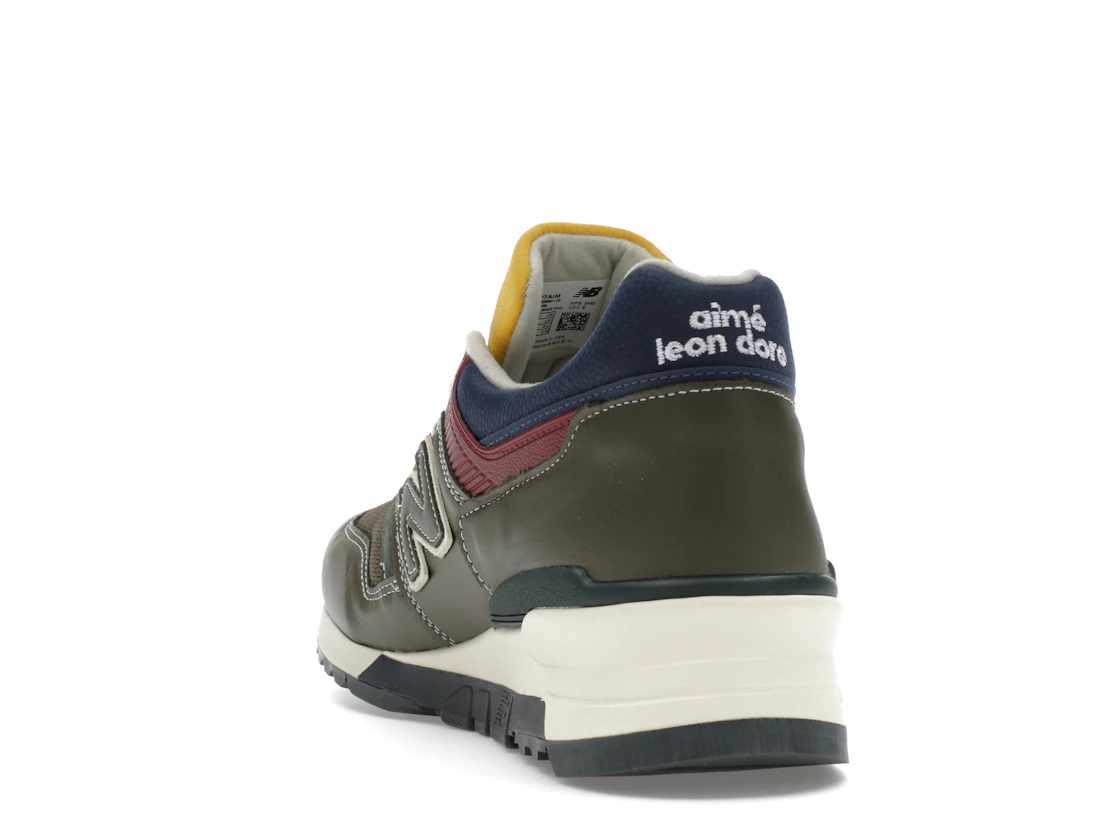 New Balance 997 MiUSA Aimé Leon Dore Dark Moss Angora