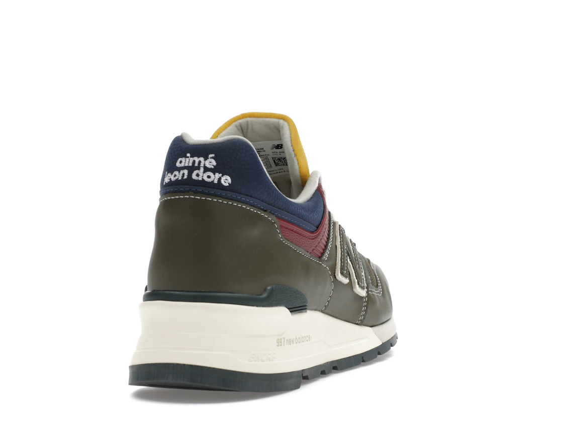 New Balance 997 MiUSA Aimé Leon Dore Dark Moss Angora