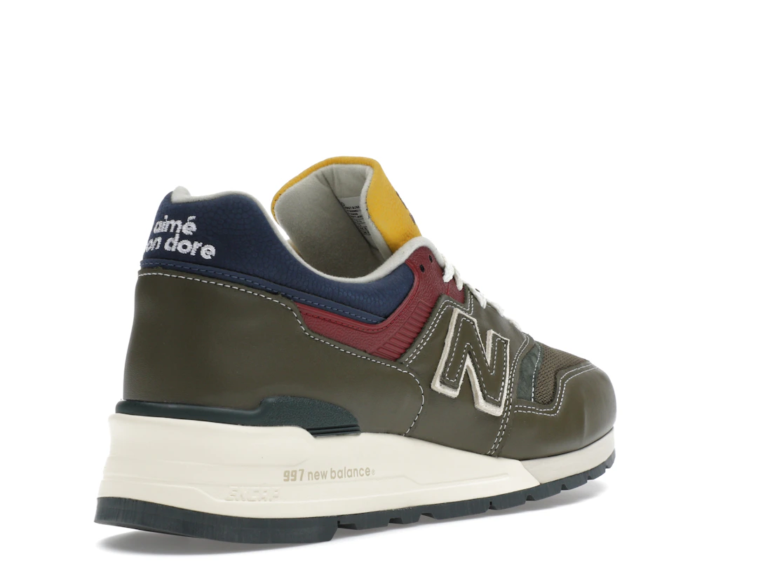 New Balance 997 MiUSA Aimé Leon Dore Dark Moss Angora
