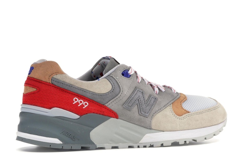 New balance 999 grey red Clearance