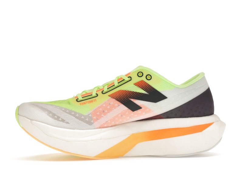 New Balance FuelCell SuperComp Elite v4 White Bleached Lime Glo Hot Mango (Women's)