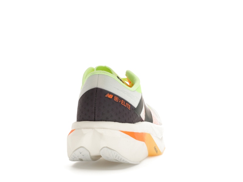 New Balance FuelCell SuperComp Elite v4 White Bleached Lime Glo Hot Mango (Women's)