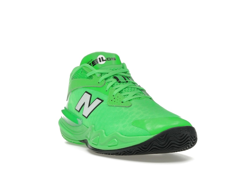 New Balance Hesi Low v2 Green Punch White