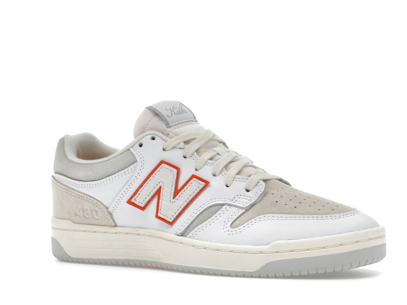 New Balance Numeric 480 Kith Madison Square Garden White Orange