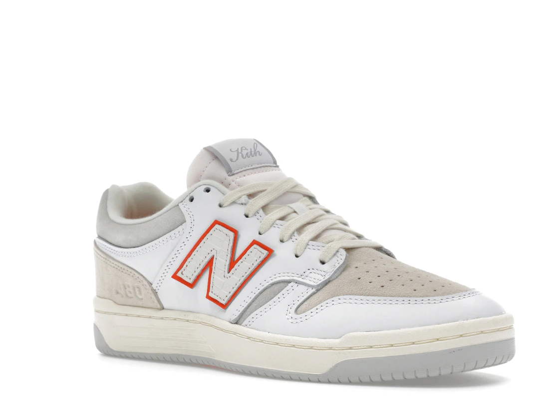 New Balance Numeric 480 Kith Madison Square Garden White Orange