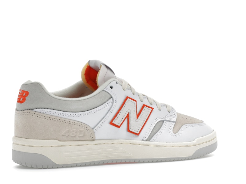 New Balance Numeric 480 Kith Madison Square Garden White Orange
